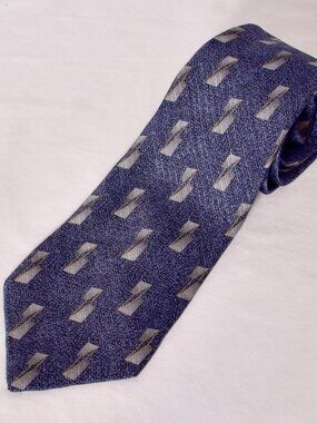 Palatina Men's Tie Blue & Grey